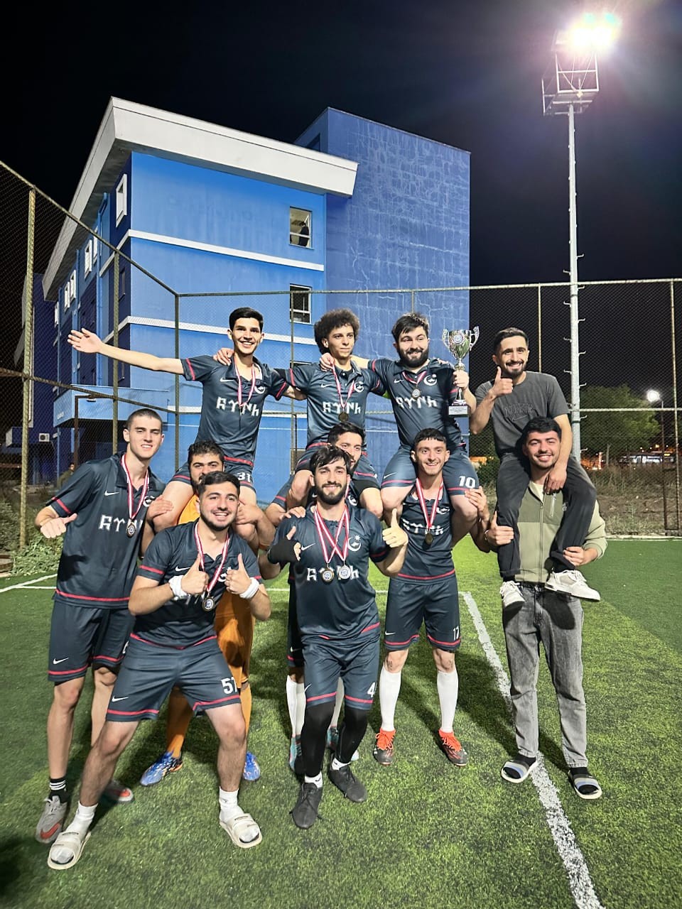 ADAU tələbələri İzmirdə keçirilən futbol turnirinin qalibi olub - FOTOLAR